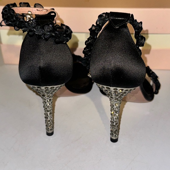 Les Tropeziennes Heels Swarovski Satin with Box - Picture 5 of 6